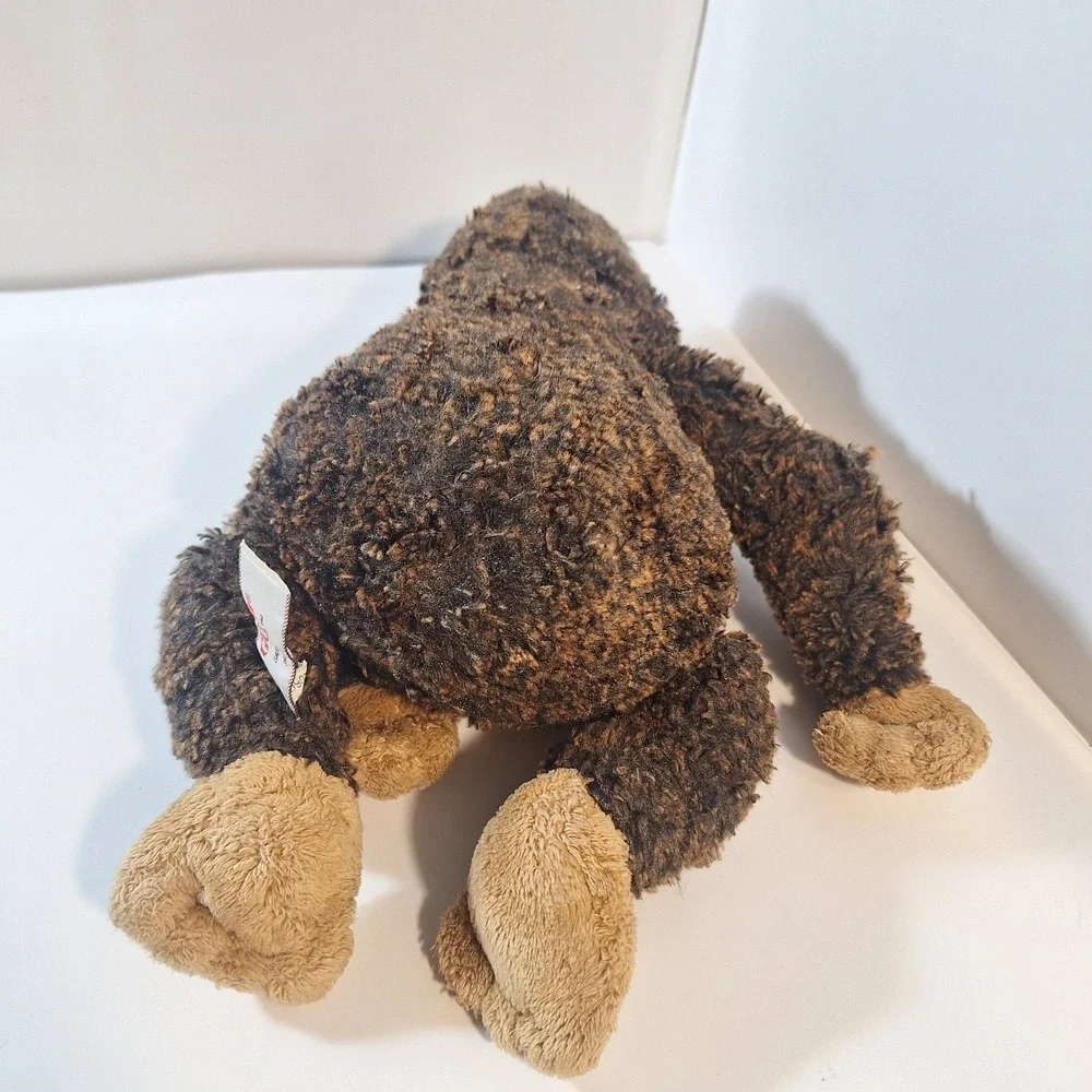 Gund Garstang Gorilla Plush Brown Tan Smiling Sits 13